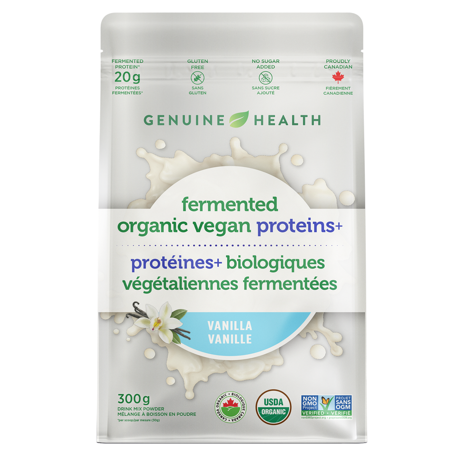 fermented organic vegan proteins+ | vanilla