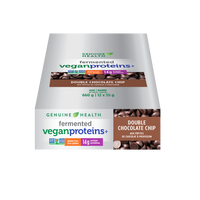 barre de protéines végétaliennes fermentées | double pépite de chocolat
