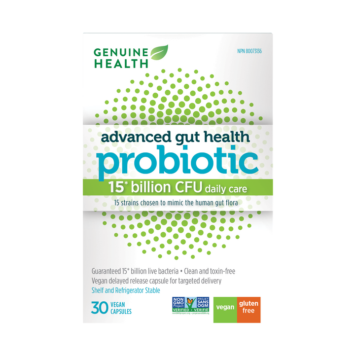 Genuine Health gentle-care probiotic 15 billion