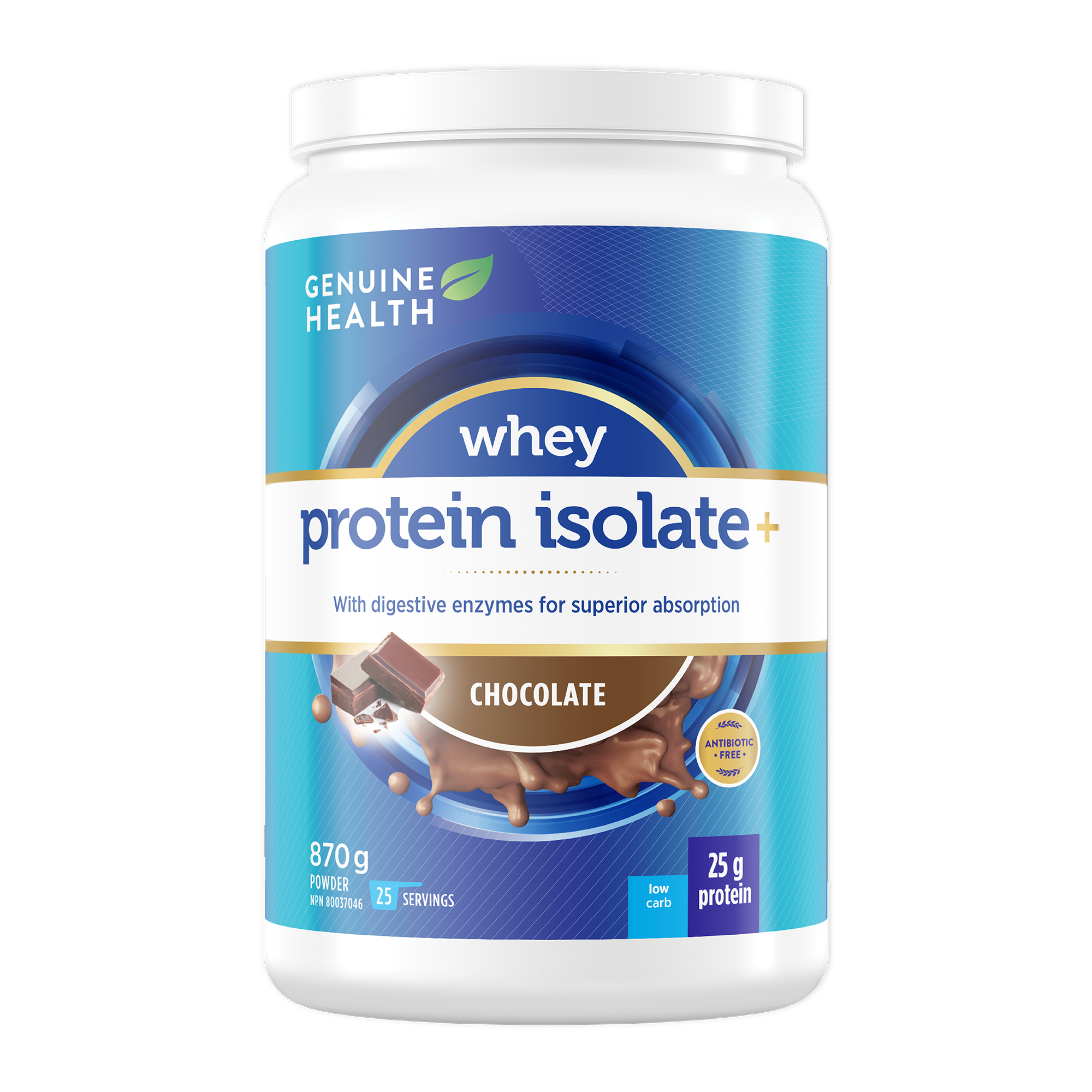 Genuine Health - whey protein isolate+ | chocolate