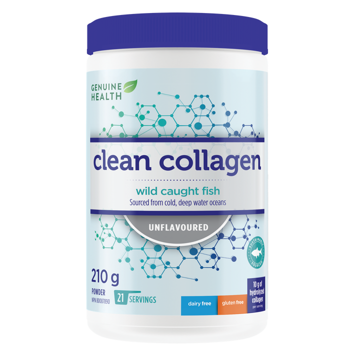 Genuine Health marine collagen unflavoured 21 servings