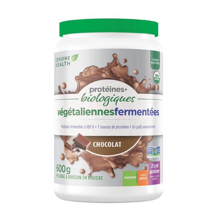 fermented organic vegan protein chocolate