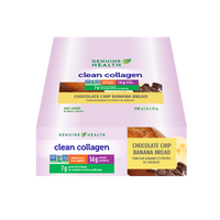 collagen + protein bar | chocolate chip banana bread