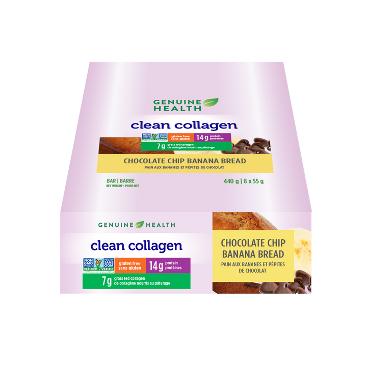 collagen + protein bar | chocolate chip banana bread