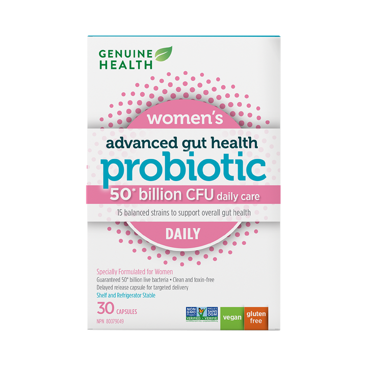 Genuine Health women's daily probiotic 50 billion