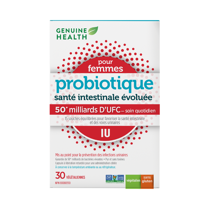Genuine Health UTI-preventing probiotic 50 billion