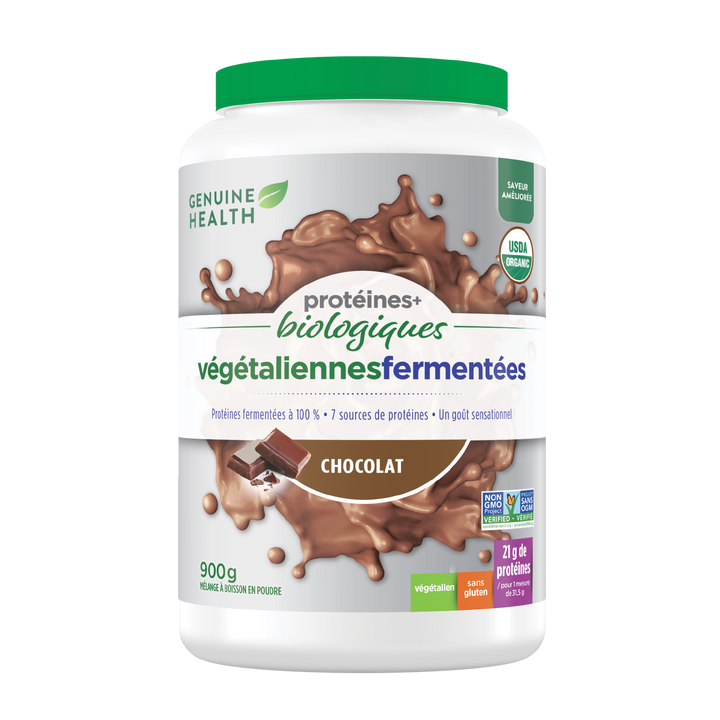 fermented organic vegan protein chocolate