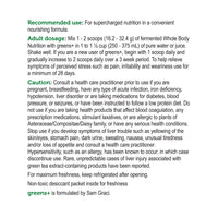 fermented whole body NUTRITION with greens+ | natural