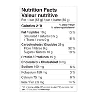 label Genuine Health fermented vegan proteins double chocolate chip nutrition panel