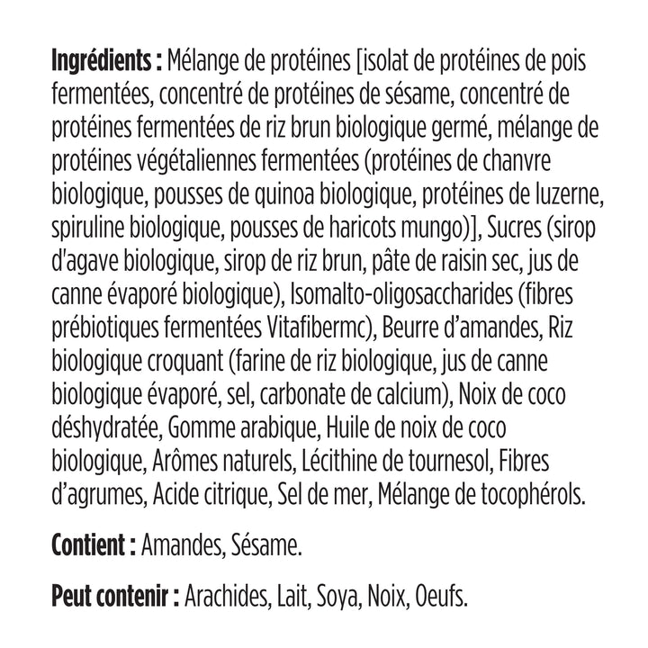 label Genuine Health fermented vegan proteins lemon coconut French ingredients