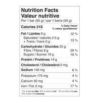 label Genuine Health fermented vegan proteins dark chocolate almond nutrition panel