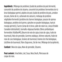 label Genuine Health fermented vegan proteins maple walnut French ingredients