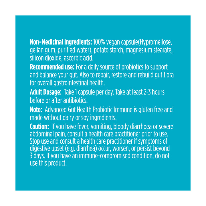 immunitaire quotidien + vitamine d et zinc probiotique | 50 milliards