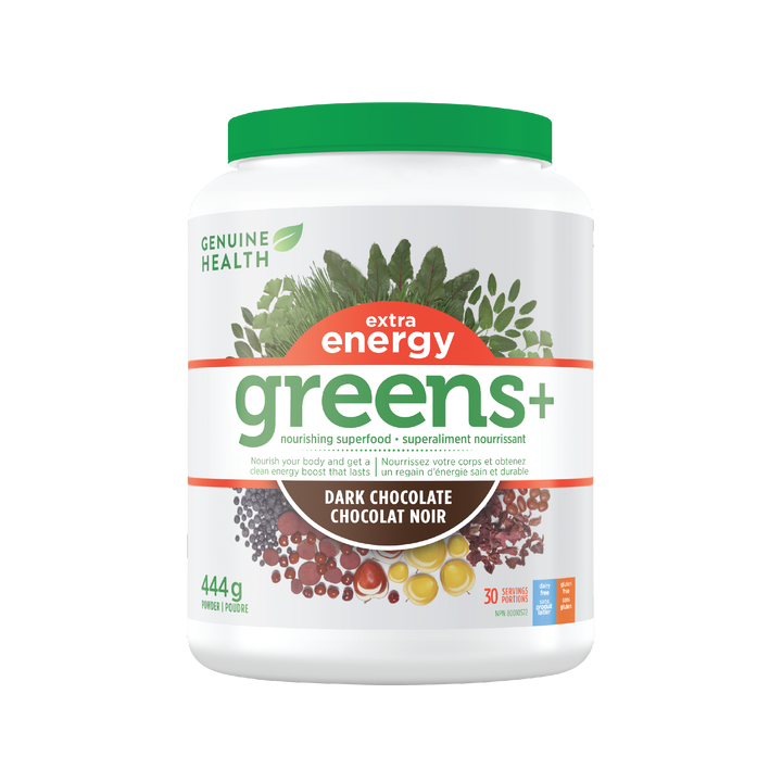 greens+ extra energy dark chocolate|444 g