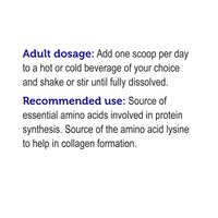 label Genuine Health bovine clean collagen pineapple berry directions