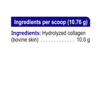 label Genuine Health bovine clean collagen pineapple berry ingredients