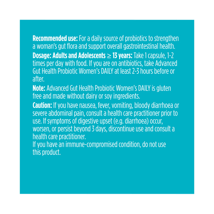 women's daily probiotic | 50 billion