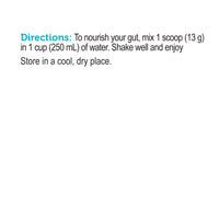 label Genuine Health fermented organic gut superfoods orange ginger directions
