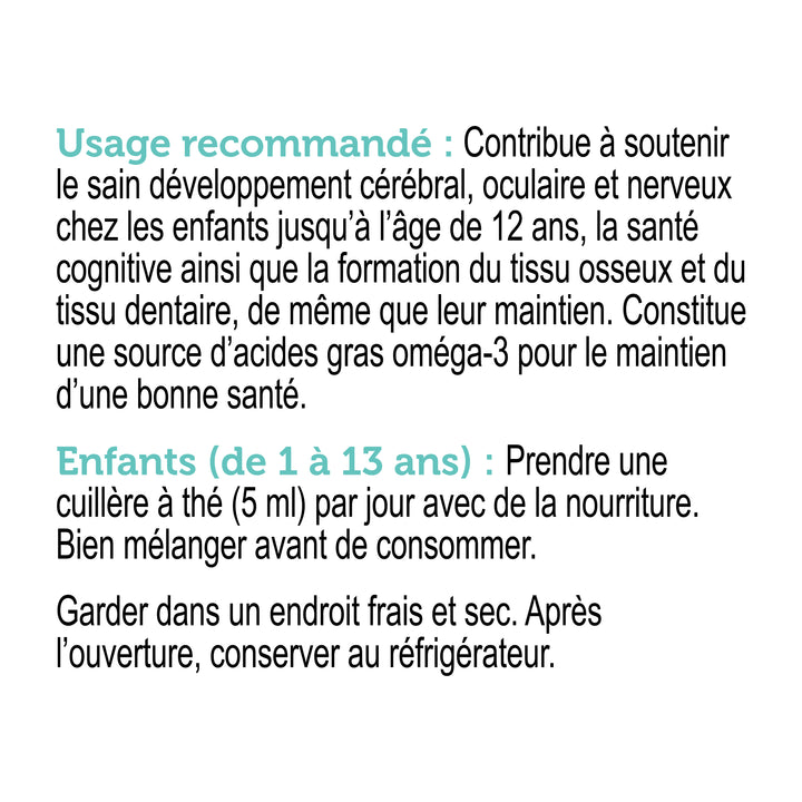 enfants oméga3+ D3 liquide | cerise
