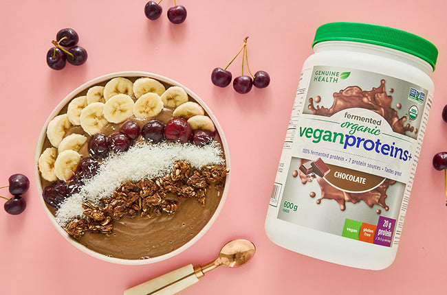 Cherry Chocolate Zucchini Smoothie Bowl