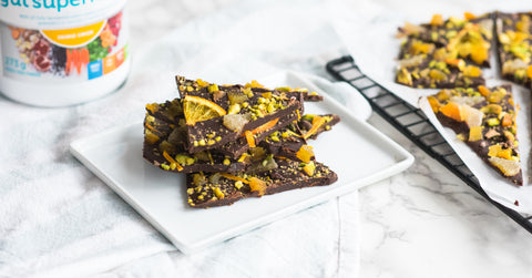 Orange-Ginger Chocolate Bark