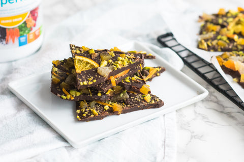 Orange-Ginger Chocolate Bark