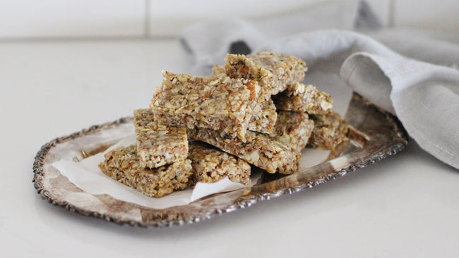 Orange Omega No-Bake Granola Bars