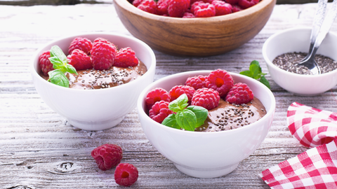 Raspberry Chocolate Chia Parfait