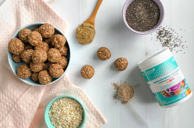 Bouchées pour super enfant