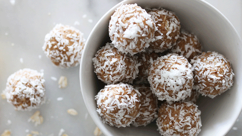 Coconut Lemon Protein Bites
