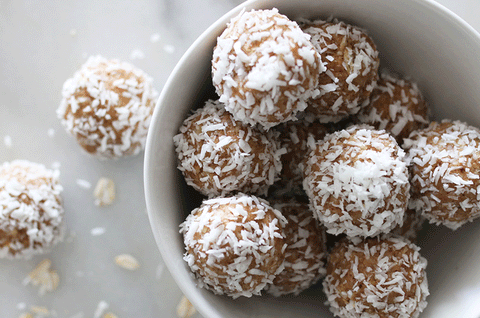 Coconut Lemon Protein Bites