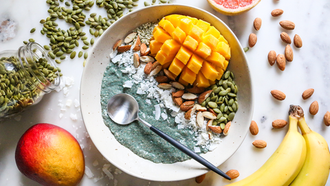 Acai-Mango Chia Smoothie Bowl