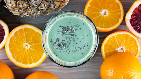 Citrus Pineapple Energy Smoothie