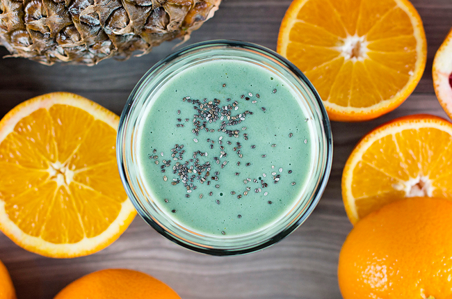 Citrus Pineapple Energy Smoothie