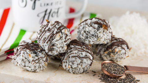 Coconut Chia Macaroons