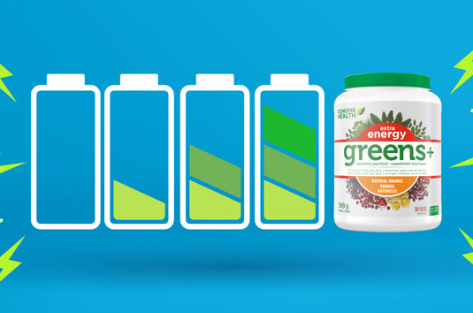 Genuine Health - Extra Energy Green Superfood Powder - Natural Orange