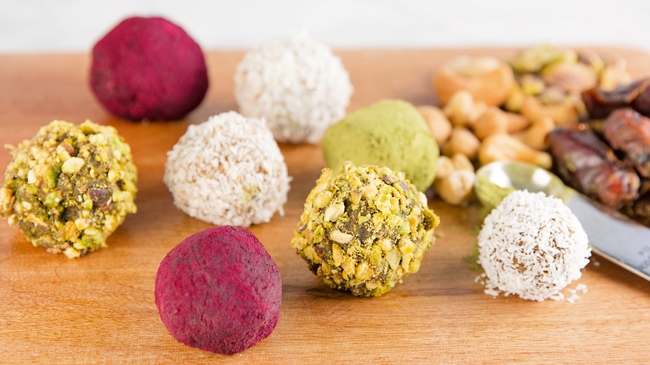 Matcha Pistachio Energy Bites