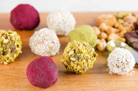 Matcha Pistachio Energy Bites