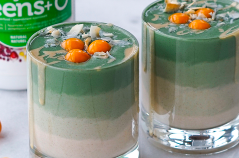Ombre Green Buckwheat Smoothie