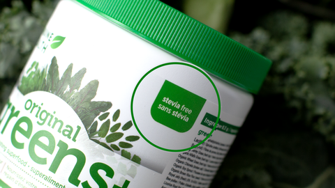 greens+ original- now offered in a stevia free format