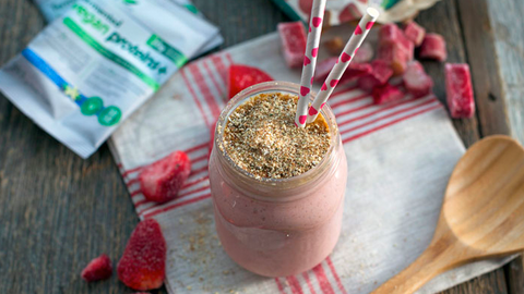 Strawberry Rhubarb Smoothie