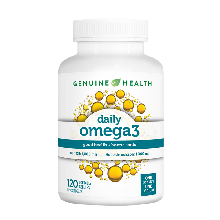 Genuine Health daily omega3 360 mg EPA 240 mg DHA