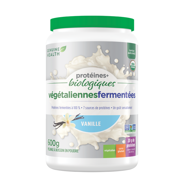 fermented organic vegan protein vanilla
