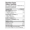 Genuine Health all-in-one unsweetened natural nutrition facts label, showing calories, macronutrients, and micronutrients per serving.