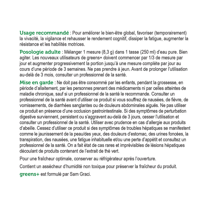 non aromatisé non édulcoré, sans stévia