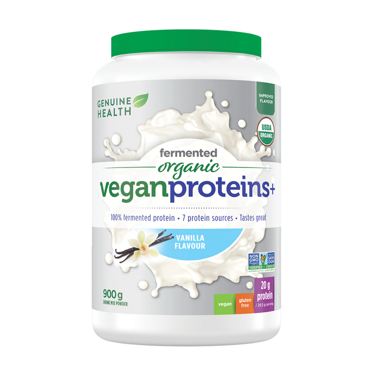 fermented organic vegan protein vanilla