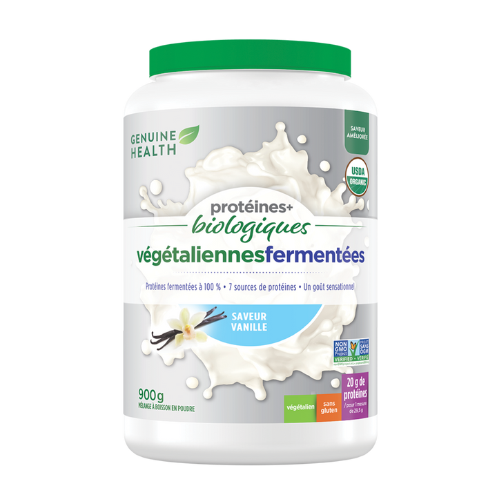 fermented organic vegan protein vanilla