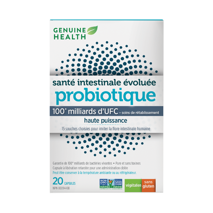 Genuine Health re-balancing probiotic 100 billion