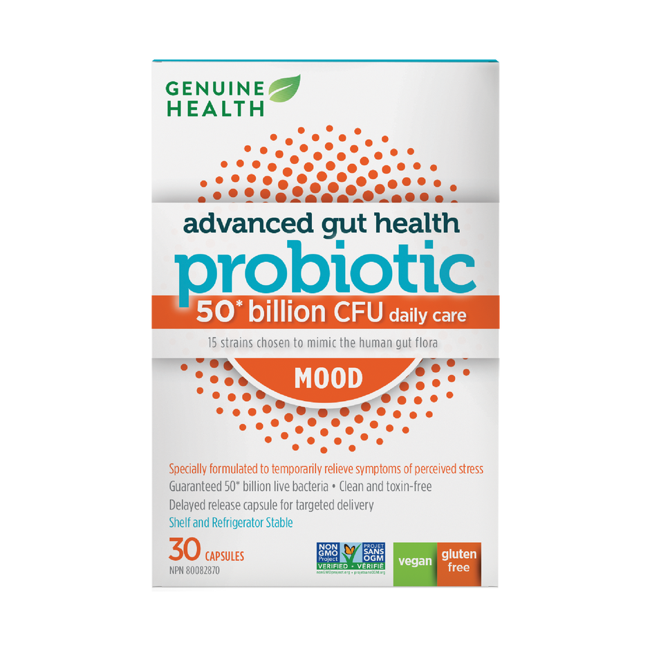 Genuine Health stress-reducing probiotic 50 billion |30 capsules
