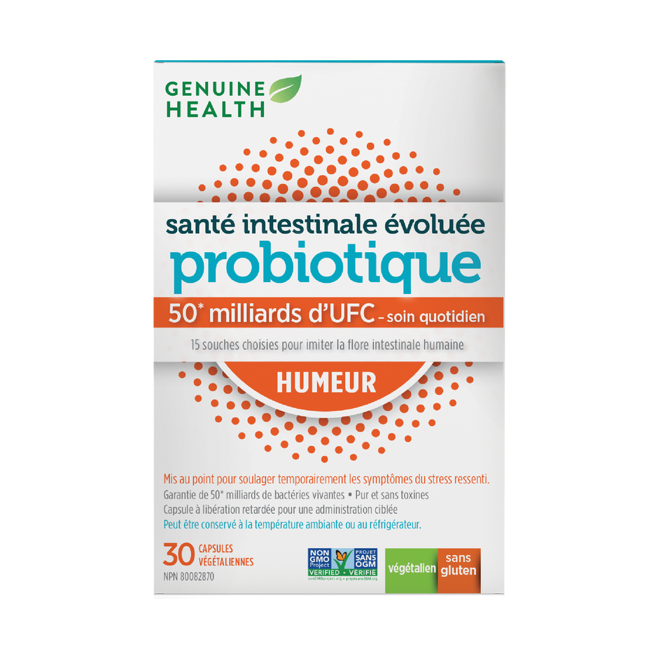 Genuine Health stress-reducing probiotic 50 billion |30 capsules